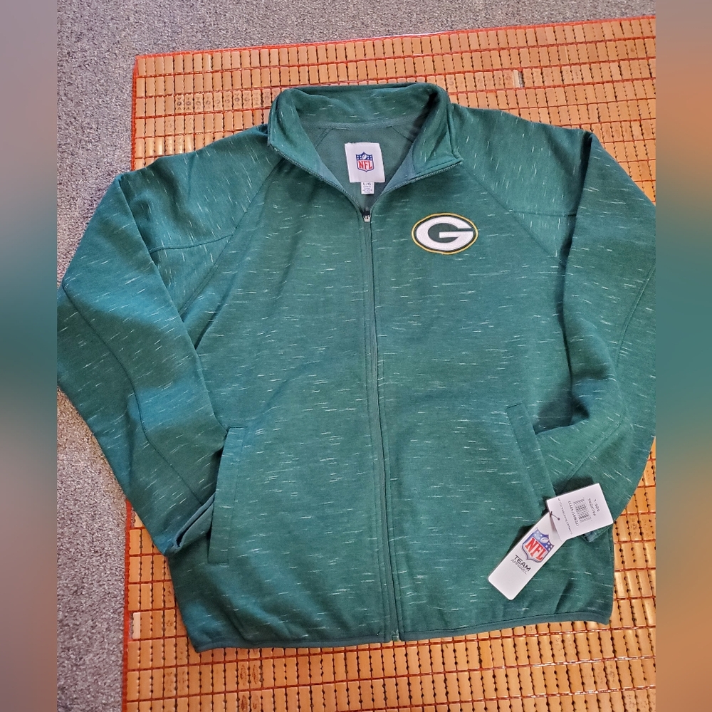 NFL Green Bay Packers men's full jacket nwt size Large
